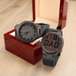 Engraved Wooden Watch for Your No. 1 Dad