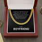 Boyfriend Gift, Cuban Link Chain Necklace