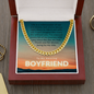 Boyfriend Gift, Cuban Link Chain Necklace