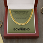 Boyfriend Gift, Cuban Link Chain Necklace