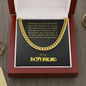 Boyfriend Gift, Cuban Link Chain Necklace