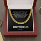 Boyfriend Gift, Cuban Link Chain Necklace