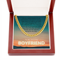 Boyfriend Gift, Cuban Link Chain Necklace