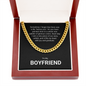 Boyfriend Gift, Cuban Link Chain Necklace
