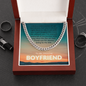 Boyfriend Gift, Cuban Link Chain Necklace