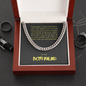 Boyfriend Gift, Cuban Link Chain Necklace