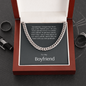 Boyfriend Gift, Cuban Link Chain Necklace