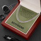 Boyfriend Gift, Cuban Link Chain Necklace