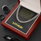 Boyfriend Gift, Cuban Link Chain Necklace