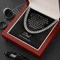 Father of the Groom Gift from Son, Cuban Link Chain Necklace