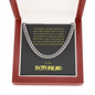 Boyfriend Gift, Cuban Link Chain Necklace