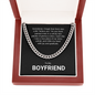 Boyfriend Gift, Cuban Link Chain Necklace