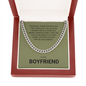 Boyfriend Gift, Cuban Link Chain Necklace