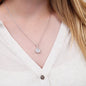 Bridesmaid Thank You Gift, CZ Pendant Necklace