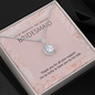 Bridesmaid Thank You Gift, CZ Pendant Necklace