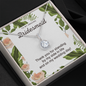 Bridesmaid Thank You Gift, CZ Pendant Necklace