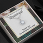 Bridesmaid Thank You Gift, CZ Pendant Necklace