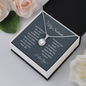 To My Soulmate, I Was Thinking Of You. Eternal Hope Necklace