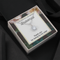 Bridesmaid Thank You Gift, CZ Pendant Necklace