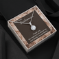 Bridesmaid Thank You Gift, CZ Pendant Necklace