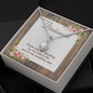 Bridesmaid Thank You Gift, CZ Pendant Necklace