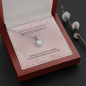 Bridesmaid Thank You Gift, CZ Pendant Necklace