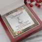 Bridesmaid Thank You Gift, CZ Pendant Necklace