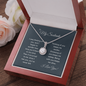 To My Soulmate, I Was Thinking Of You. Eternal Hope Necklace