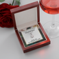 Bridesmaid Thank You Gift, CZ Pendant Necklace