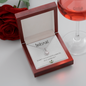 Bridesmaid Gift, CZ Pendant Necklace