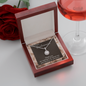 Bridesmaid Thank You Gift, CZ Pendant Necklace