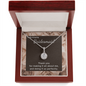 Bridesmaid Thank You Gift, CZ Pendant Necklace