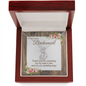 Bridesmaid Thank You Gift, CZ Pendant Necklace