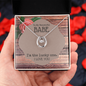 My Beautiful Babe, I'm The Lucky One Pendant Necklace Gift For Her