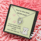 Dog Mom Gift, Forever Love Pendant Necklace