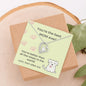 Dog Mom Gift, Forever Love Pendant Necklace