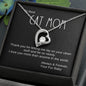 Cat Mom Gift, Forever Love Pendant Necklace