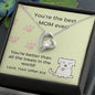 Dog Mom Gift, Forever Love Pendant Necklace