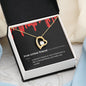 True Crime Friend Gift, Forever Love Pendant Necklace