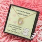 Dog Mom Gift, Forever Love Pendant Necklace