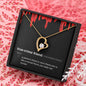 True Crime Friend Gift, Forever Love Pendant Necklace
