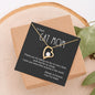 Cat Mom Gift, Forever Love Pendant Necklace
