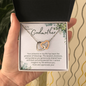 Godmother Gift, Interlocking Hearts Necklace