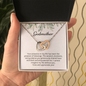 Godmother Gift, Interlocking Hearts Necklace