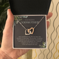 Godmother Gift, Interlocking Hearts Necklace