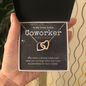 True Crime Junkie Coworker Gift, Interlocking Hearts Necklace