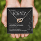 Dog Mom Gift, Interlocking Hearts Pendant Necklace