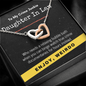 True Crime Junkie Daughter In Law Gift, Interlocking Hearts Necklace