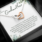 Godmother Gift, Interlocking Hearts Necklace