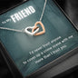 True Crime Junkie Gift for Friend, Interlocking Hearts Necklace